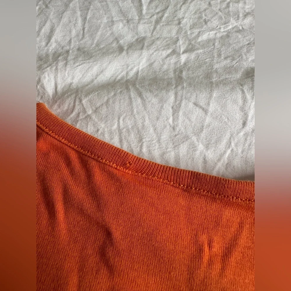 Gymboree Orange T-shirt with black cat size 4T